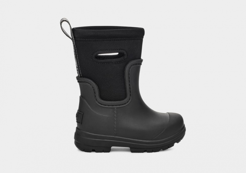 Ugg Toddler Droplet Mid Gummistövlar Barn Svarta | Sverige-06982