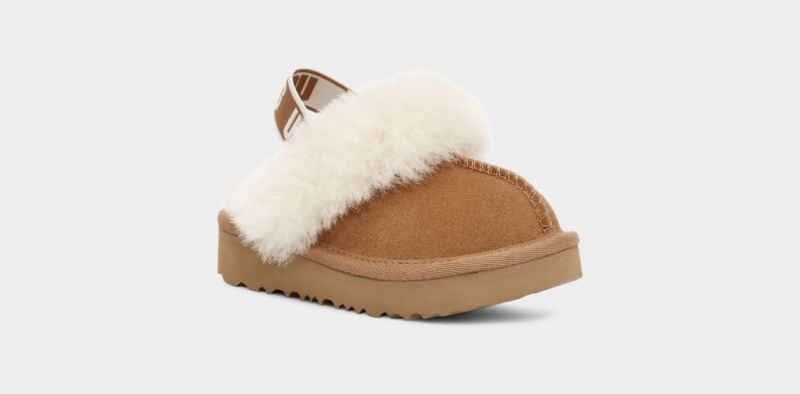 Ugg Toddler Funkette Tofflor Barn Bruna | Sverige-05184