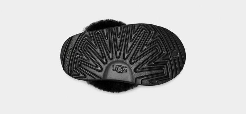 Ugg Toddler Funkette Tofflor Barn Svarta | Sverige-21956