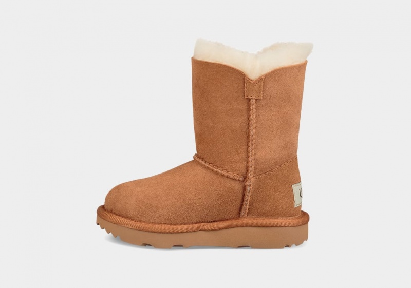 Ugg Toddler Korta Bailey Button II Stövlar Barn Bruna | Sverige-07184