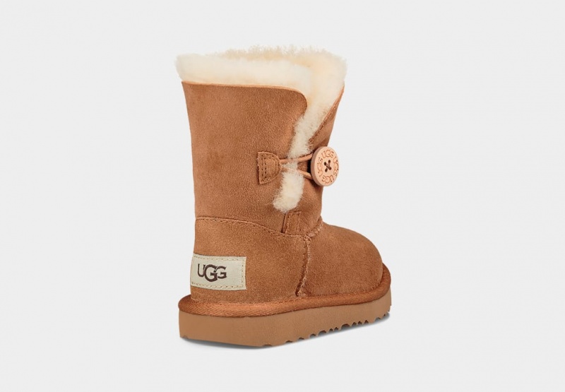 Ugg Toddler Korta Bailey Button II Stövlar Barn Bruna | Sverige-07184