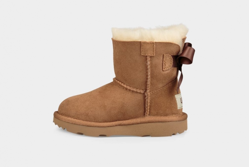 Ugg Toddler Mini Bailey Bow II Stövlar Barn Bruna | Sverige-93065