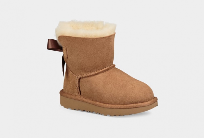 Ugg Toddler Mini Bailey Bow II Stövlar Barn Bruna | Sverige-93065