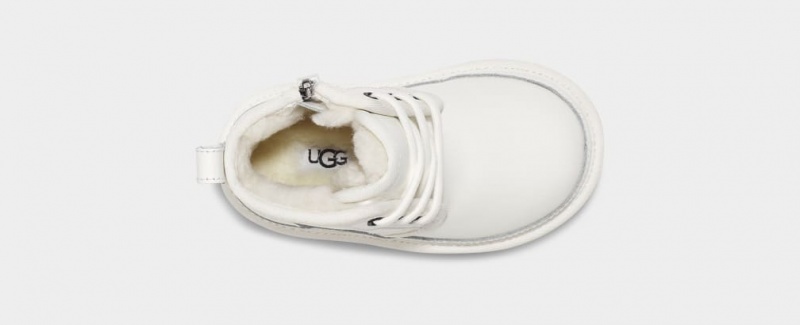 Ugg Toddler Neumel II Läder Stövlar Barn Vita Vita | Sverige-96024