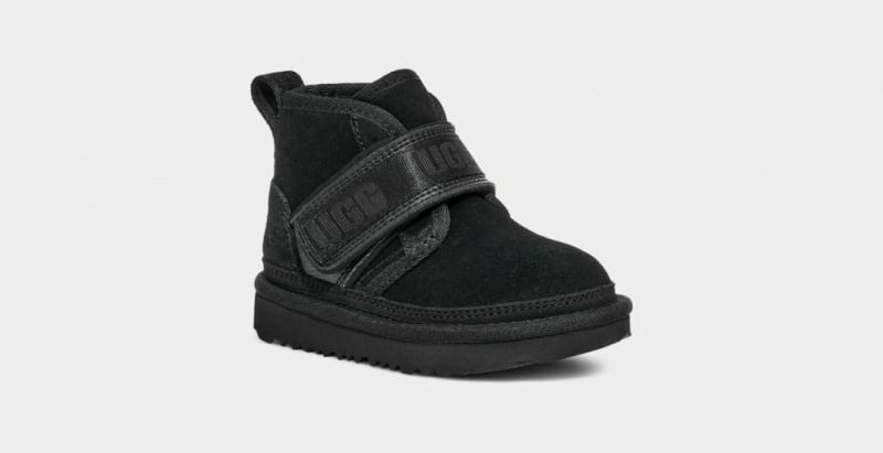 Ugg Toddler Neumel Snapback Stövlar Barn Svarta | Sverige-48705