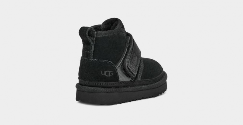 Ugg Toddler Neumel Snapback Stövlar Barn Svarta | Sverige-48705