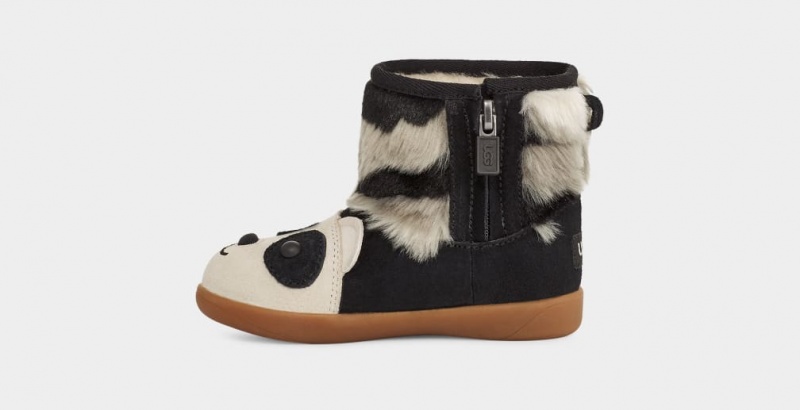 Ugg Toddler Panda Stuffie Stövlar Barn Svarta | Sverige-97805