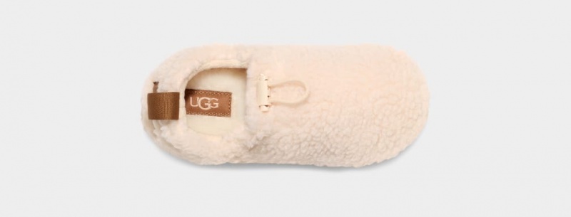 Ugg Toddler Plushy Tofflor Barn Beige Bruna | Sverige-29408