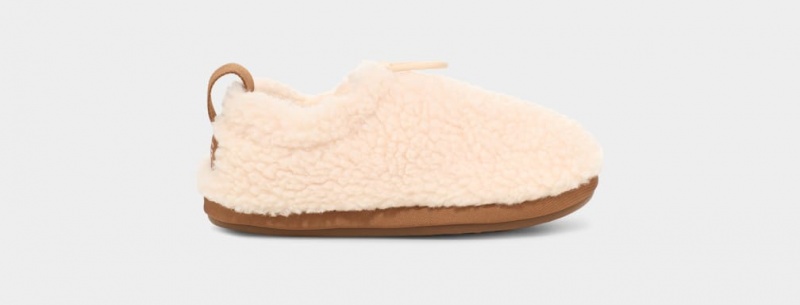 Ugg Toddler Plushy Tofflor Barn Beige Bruna | Sverige-29408