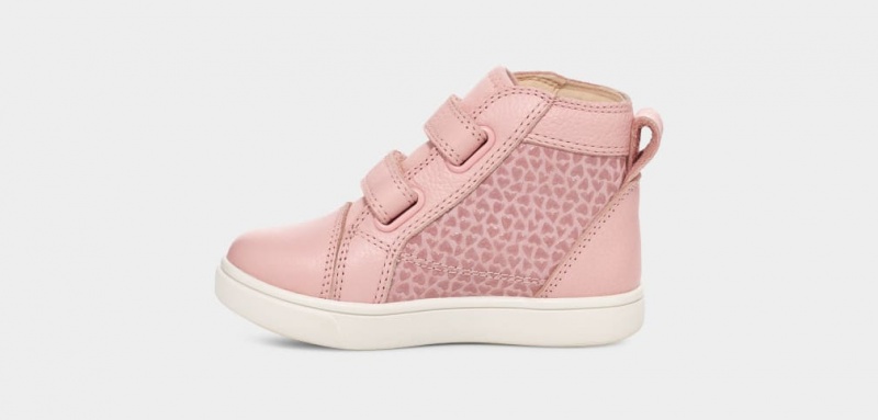 Ugg Toddler Rennon II Gel Hearts Sneakers Barn Rosa | Sverige-93174