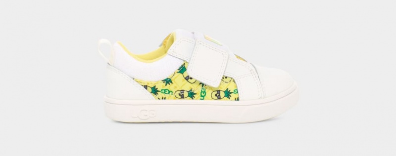 Ugg Toddler Rennon Low Pineapple Stuffie Sneakers Barn Gula | Sverige-56312