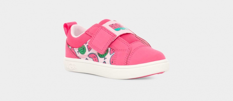 Ugg Toddler Rennon Low Watermelon Stuffie Sneakers Barn Rosa | Sverige-49835