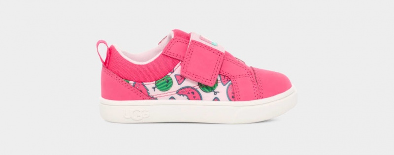 Ugg Toddler Rennon Low Watermelon Stuffie Sneakers Barn Rosa | Sverige-49835