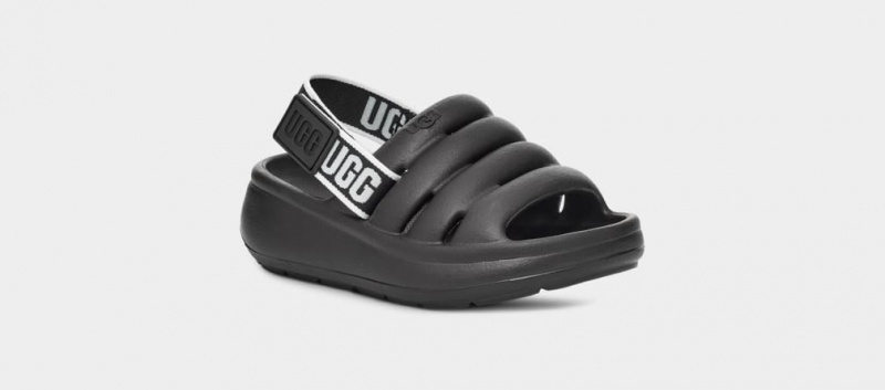 Ugg Toddler Sport Yeah Sandaler Barn Svarta | Sverige-26451