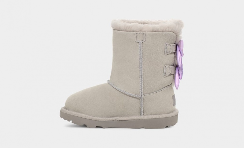 Ugg Toddler T Bailey Bow Iridescent Stövlar Barn Grå | Sverige-64078