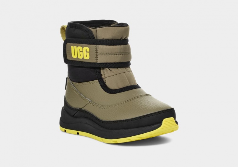 Ugg Toddler Taney Weather Stövlar Barn Olivgröna Svarta | Sverige-14698