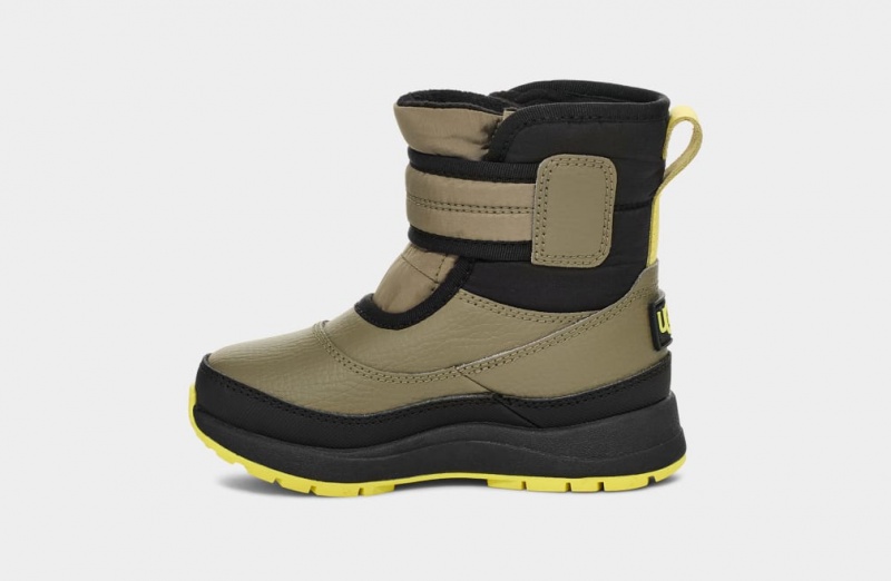 Ugg Toddler Taney Weather Stövlar Barn Olivgröna Svarta | Sverige-14698