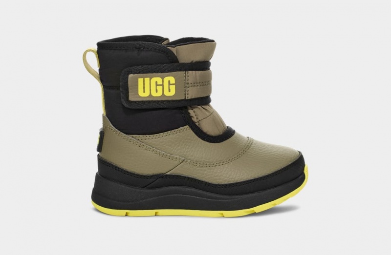 Ugg Toddler Taney Weather Stövlar Barn Olivgröna Svarta | Sverige-14698