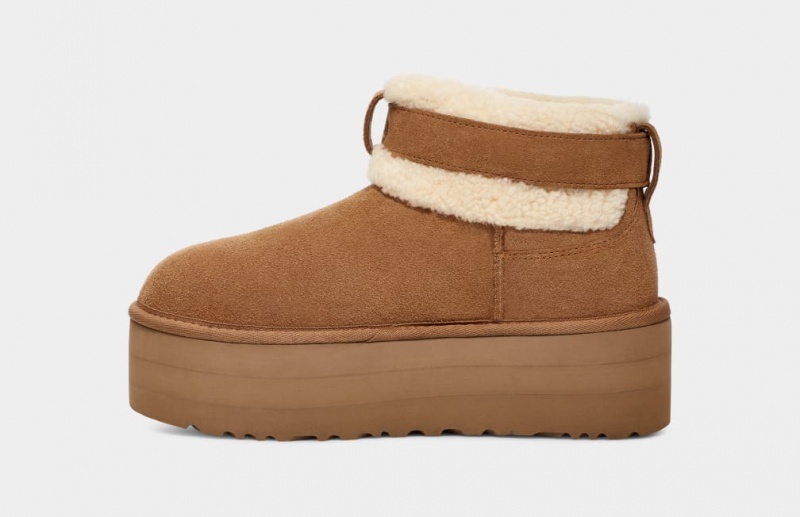 Ugg Ultra Mini Belted Roller Stövlar Dam Bruna | Sverige-18659