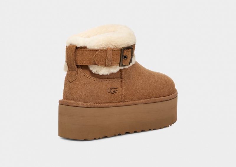 Ugg Ultra Mini Belted Roller Stövlar Dam Bruna | Sverige-18659