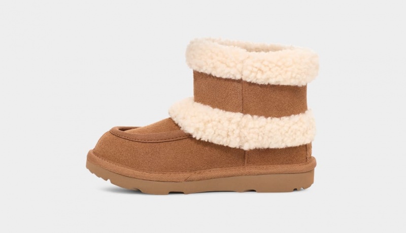 Ugg Ultra Mini UGG Fluff Stövlar Barn Bruna | Sverige-41873