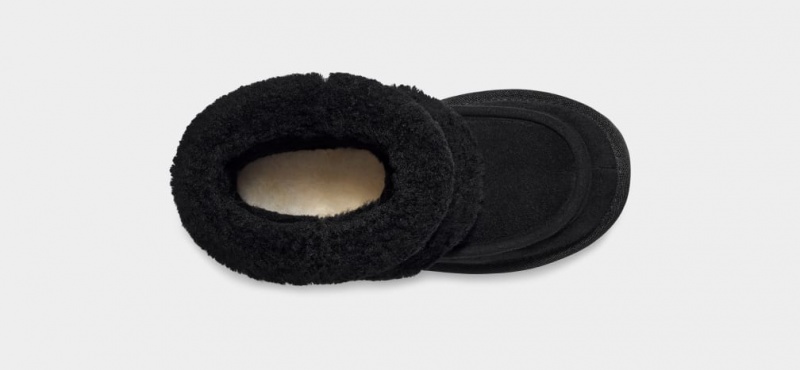 Ugg Ultra Mini UGG Fluff Stövlar Barn Svarta | Sverige-74913