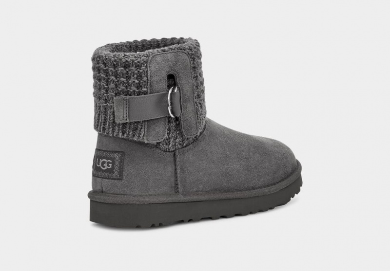 Ugg W Classic Solene Mini Stövlar Dam Grå | Sverige-37126