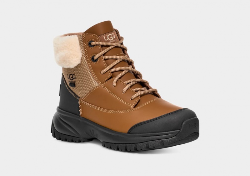 Ugg Yose Fluff Stövlar Dam Bruna | Sverige-03782