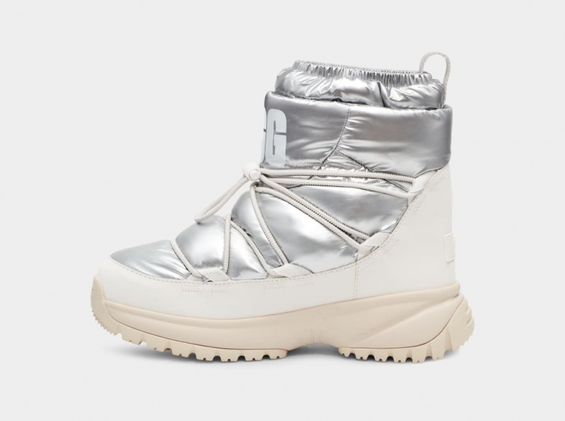 Ugg Yose Puffer Stövlar Dam Silver | Sverige-71205