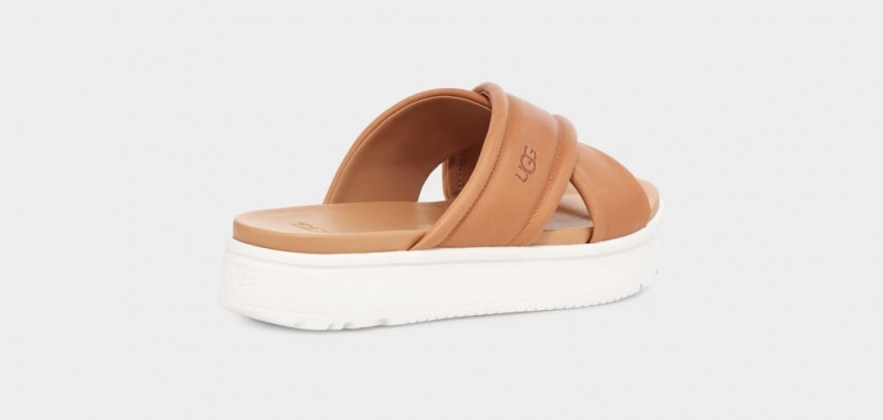 Ugg Zayne Crossband Sandaler Dam Bruna | Sverige-72138